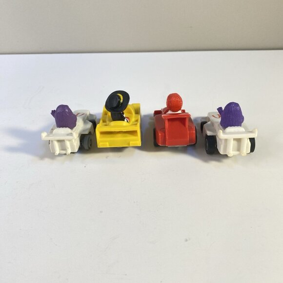 Vintage 1988 McDonald’s Race Car Set Ronald Grimace (2) and Hamburglar - Picture 3 of 6